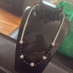 Brighton meridian onix beads necklace.